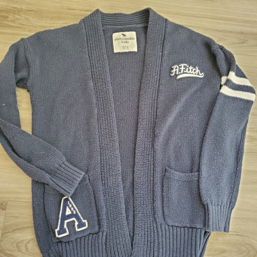 Girls Abercrombie Sweater Cardigan